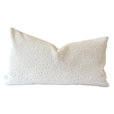 Pillow Covers Antelope Cut Velvet Pillow Cover // Snow