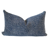 Pillow Covers Spots Reversible Chenille Pillow Cover // Navy