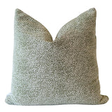 Pillow Covers Spots Reversible Chenille Pillow Cover // Olive