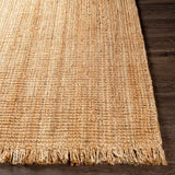 Rug Fringe Edge Natural Jute Rug