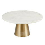 Servingware Brass & Marble Cake Stand