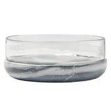 Servingware Grey Marble & Glass Bowl Chiller