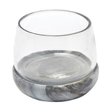Servingware Small Grey Marble & glass Bowl Chiller