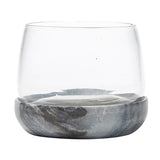 Servingware Small Grey Marble & glass Bowl Chiller