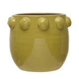 Vases Large Fem Rosa Hobnail Pot // Chartreuse