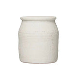 Vases White Coarse Terracotta Crock