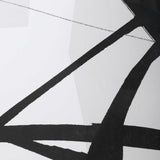 Wall Art Black & White Framed Abstract Prints - Set of 3