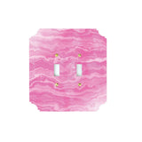 Wall Plates & Covers Acrylic Pink Agate Switch Plate