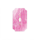 Wall Plates & Covers Acrylic Pink Agate Switch Plate