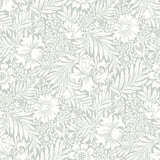 Wallpaper Modern Acanthus Premium Peel + Stick Wallpaper // Duck Egg