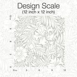 Wallpaper Modern Acanthus Premium Peel + Stick Wallpaper // Mist