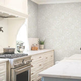 Wallpaper Modern Acanthus Premium Peel + Stick Wallpaper // Wicker