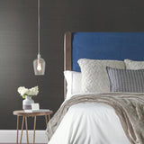 Wallpaper Sisal Wallpaper In Black - Double Roll