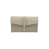  Genuine leather mini clutch bag, Made in Italy, art. 112592: Olive 