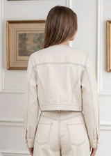  Lottie COTTON WASHED CROPPED JACKET 