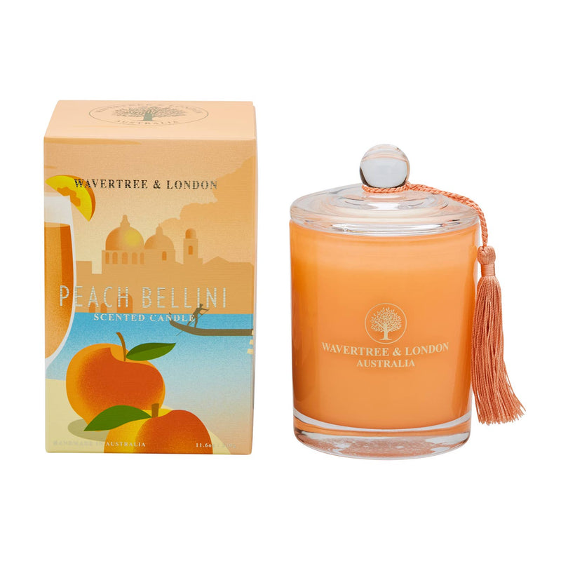 Candles & Matches Wavertree & London Soy Candle // Peach Bellini 