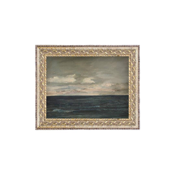 Wall Art Ocean View Framed Antique Art 10x8 