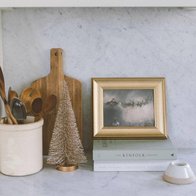 Wall Art A Christmas Night Framed Antique Art 