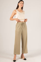  Butter Modal Side Binding Wide Leg Pants 