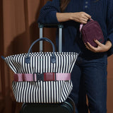  The Canvas Go-Tote - Navy Stripe 
