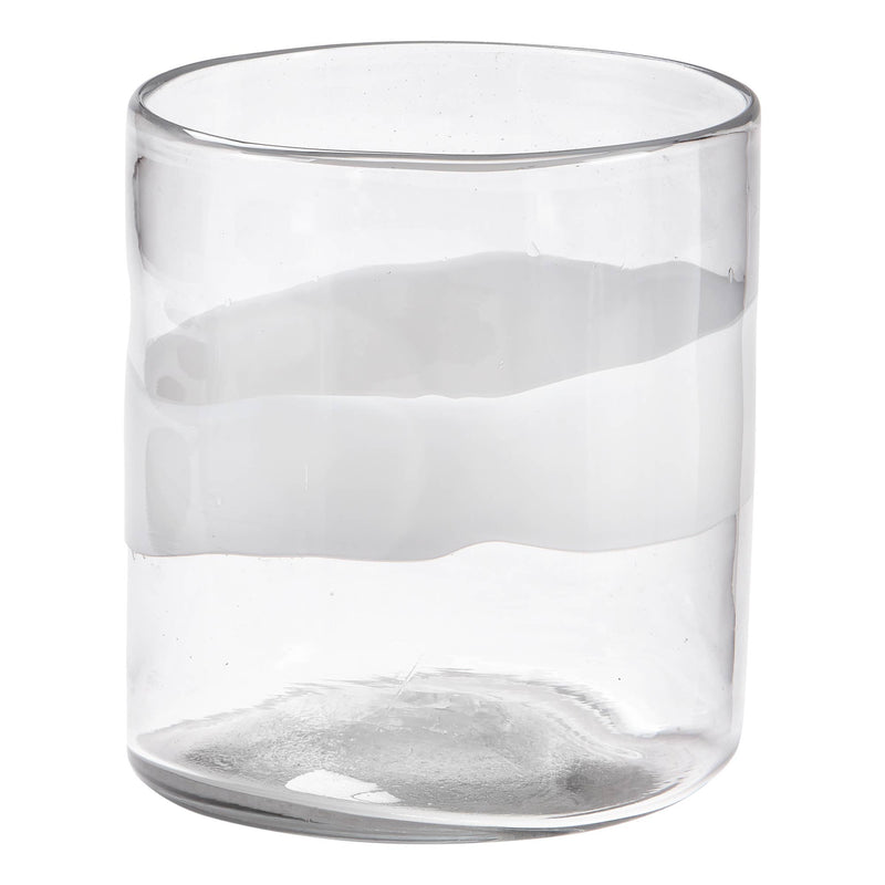 Decorative Object White Wave Hurricane // Small 