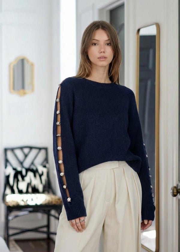 Lifestyle Kendal METALLIC ACCENT SWEATER 