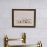 Wall Art Field Of Horses Framed Antique Art 