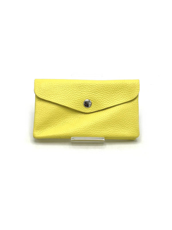  Italian Leather Wallet // Lemon 