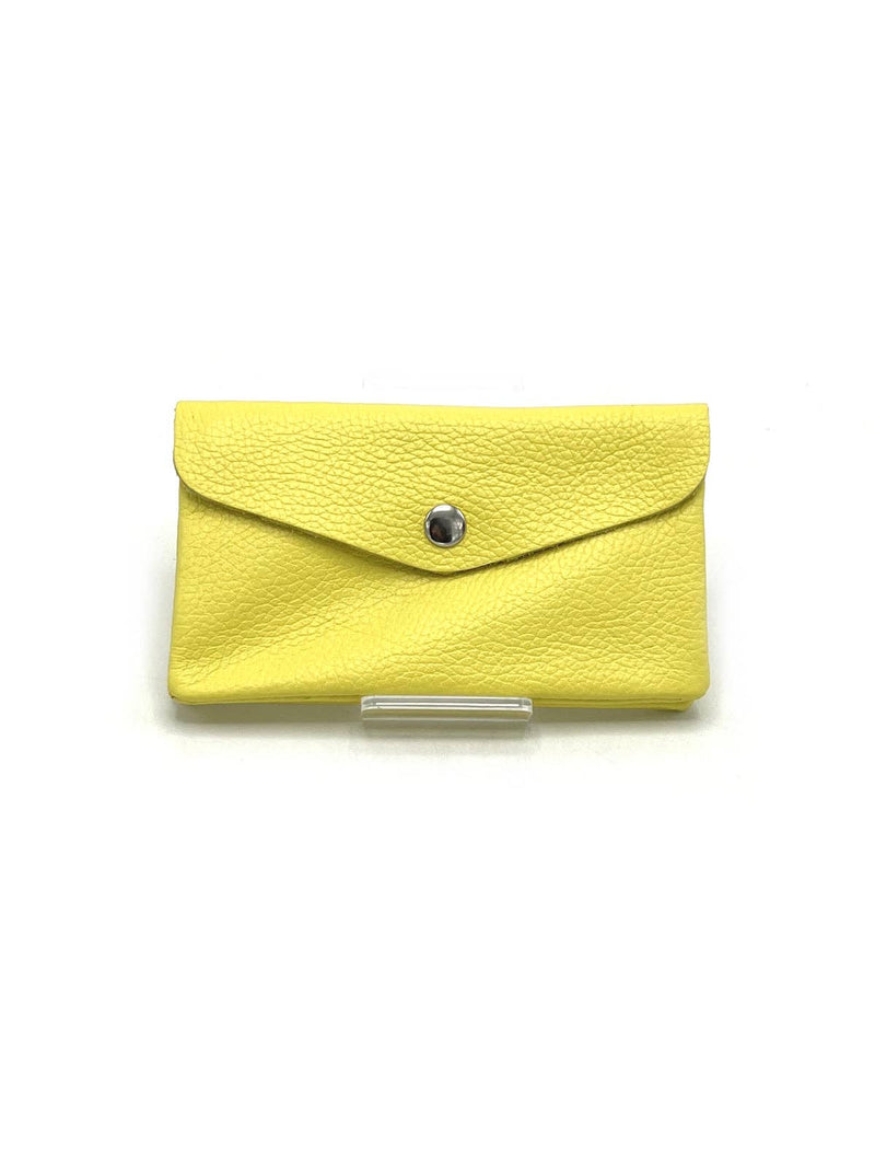  Italian Leather Wallet // Lemon 
