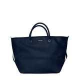  The Vegan Leather Go-Tote - Navy 