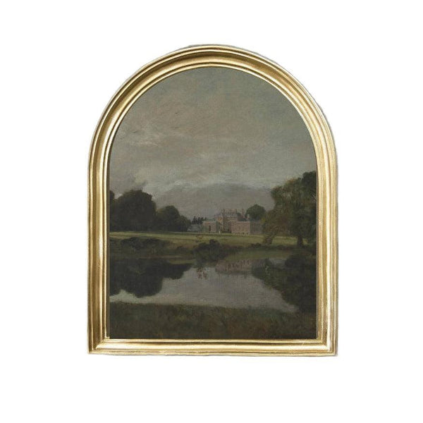 Wall Art View of the River in Arched Frame 