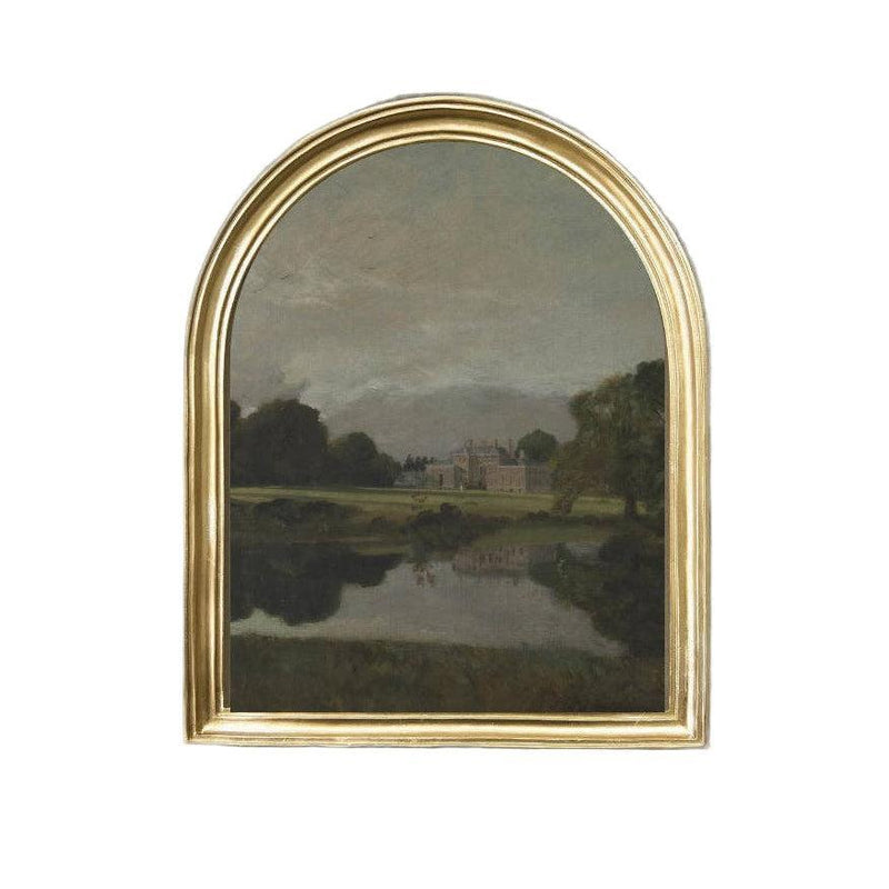Wall Art View of the River in Arched Frame 