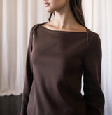  Long Sleeve Round Neck Top // 3 Colors 