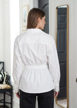  Sadie POPLIN SHIRT WITH WAIST BELT 
