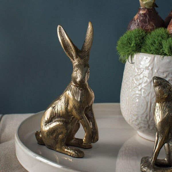  BEA ANTIQUE GOLD BUNNY 