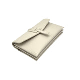  Genuine leather mini clutch bag, Made in Italy, art. 112592: Jeans 