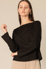  Long Sleeve Round Neck Top // 3 Colors 