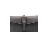  Genuine leather mini clutch bag, Made in Italy, art. 112592: Olive 