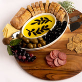 Servingware Olive Oil & Balsamic Dipping Platter 