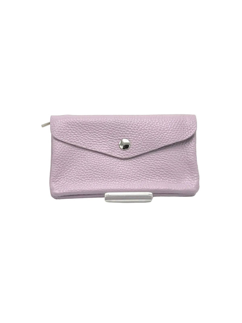 Italian Leather Wallet // Lilac