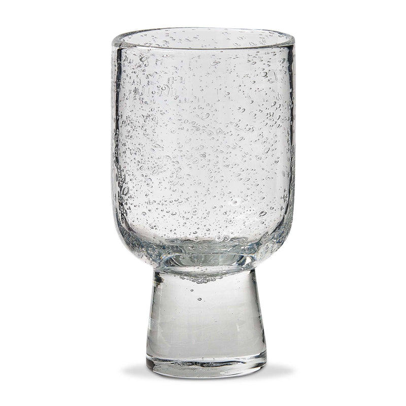 Bubble Glass Footed Glass 