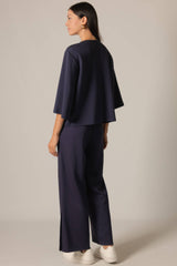  Butter Modal Side Binding Wide Leg Pants 