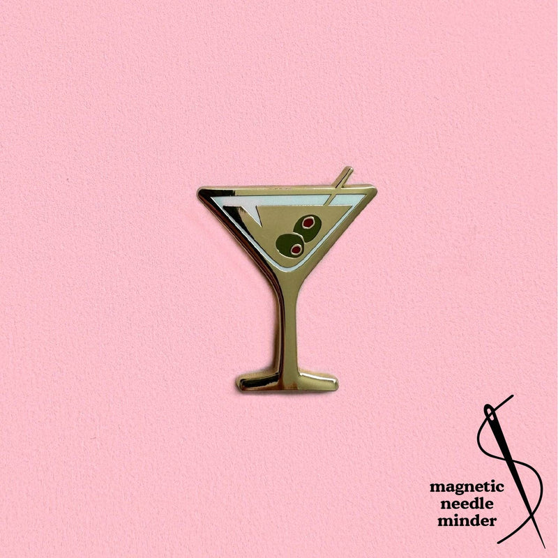Gold Martini Needle Minder