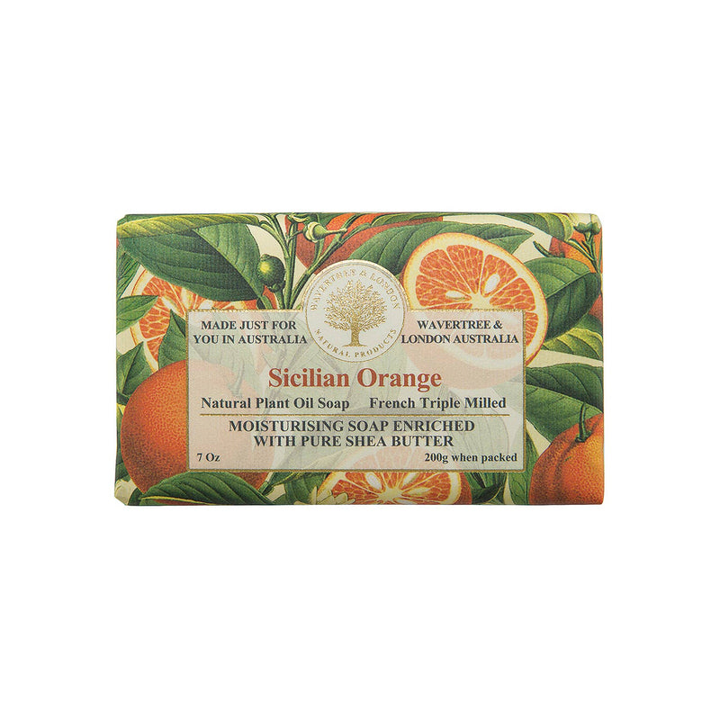  Wavertree & London Sicilian Orange Luxury Soap Bars 