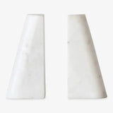 Decorative Object WHITE MARBLE BOOKENDS 