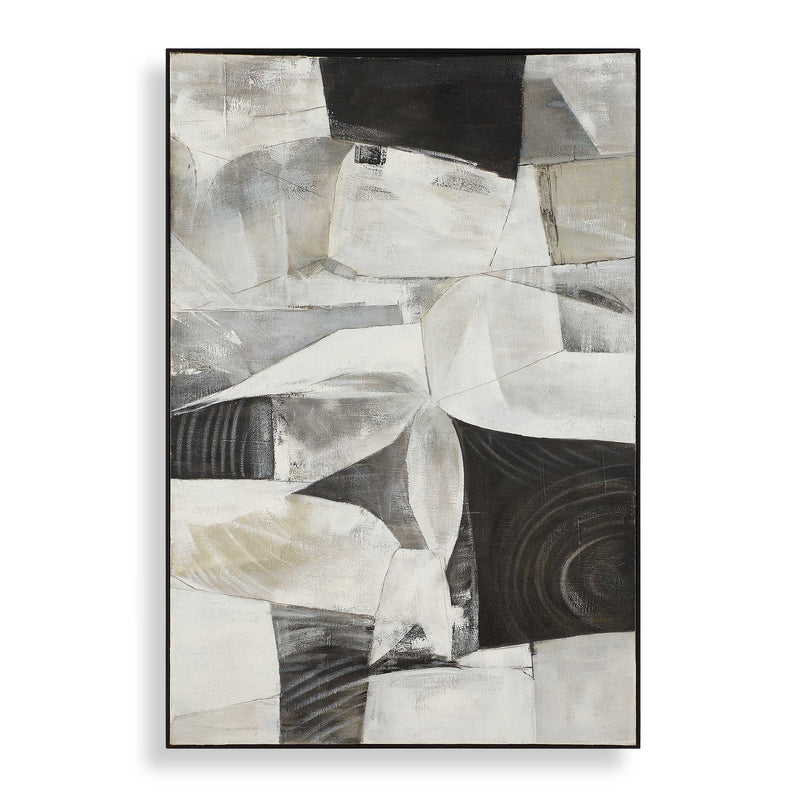 Wall Art Folding Time Framed Abstract Art 