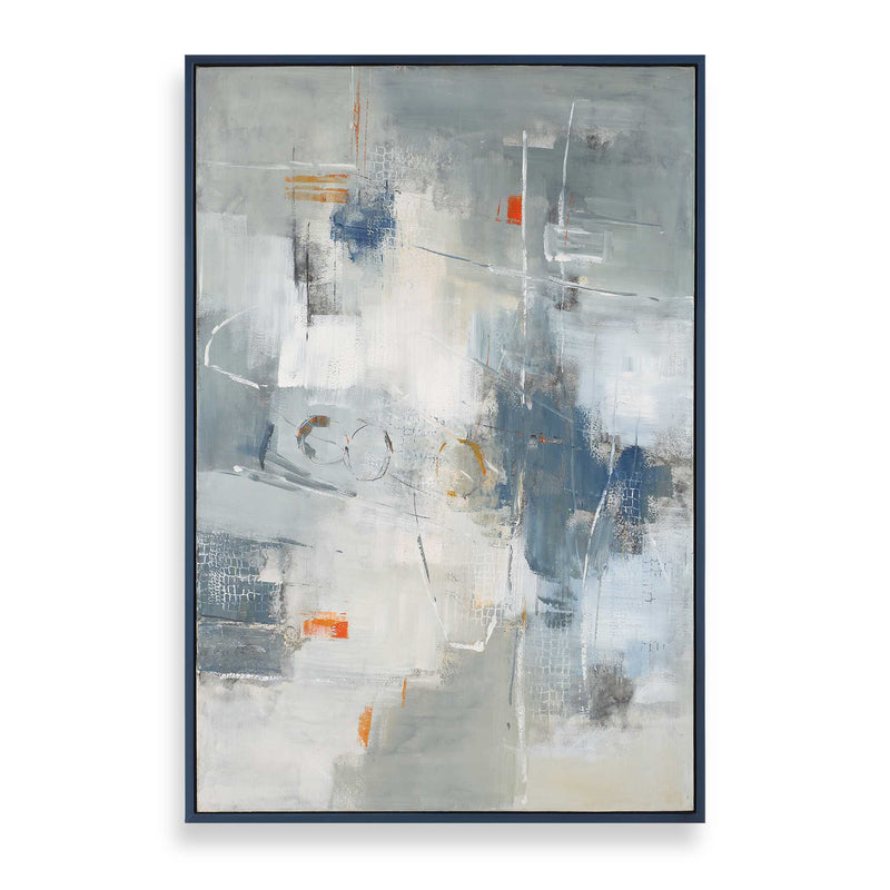 Wall Art Blueprint Hand Painted Modern Art 