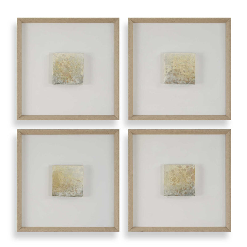 Wall Art Now & Then Abstract Art // Set of 4 