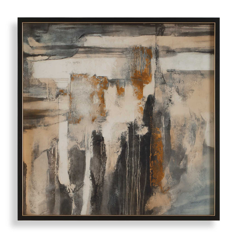 Wall Art Landslide Framed Abstract Print 