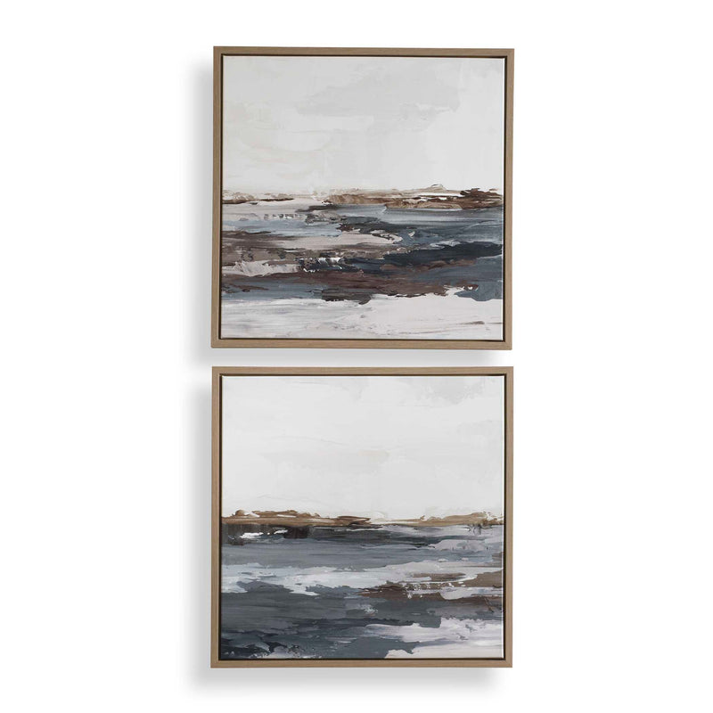 Wall Art Bring Me In Framed Landscape Painting // Set of 2 
